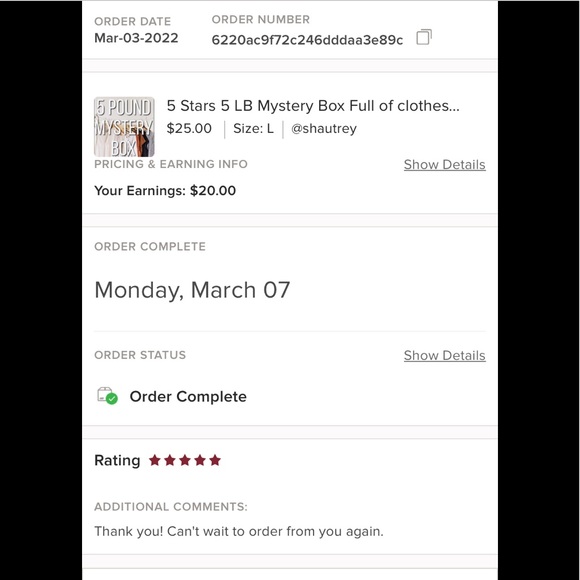 5 Stars 5LB Mystery Box Full of Clothes/ goodies / treasure 30 dollars - Picture 8 of 8